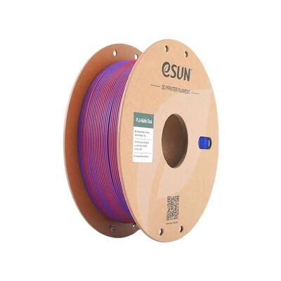 eSUN PLA-Matte Çift Renk Filament - Kırmızı - Mavi - 1.75mm 1Kg