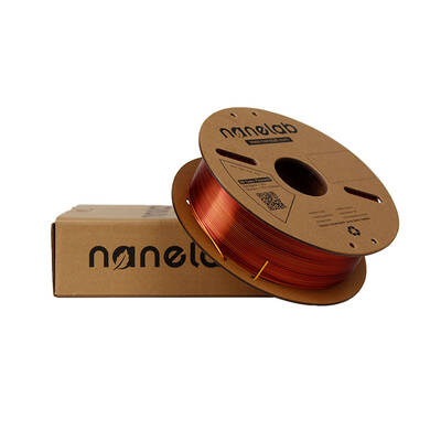Nanelab Çift Renkli Silk PLA Filament - Altın - Bakır - 1.75mm - 1Kg