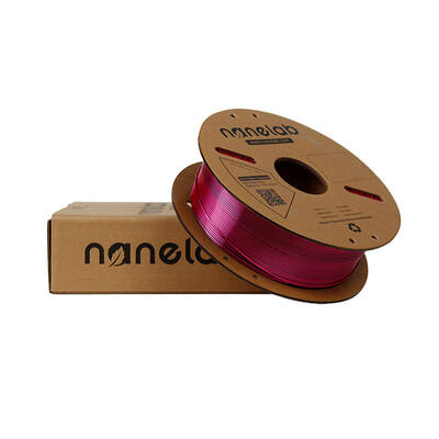 Nanelab Çift Renkli Silk PLA Filament - Siyah - Kırmızı - 1.75mm - 1Kg
