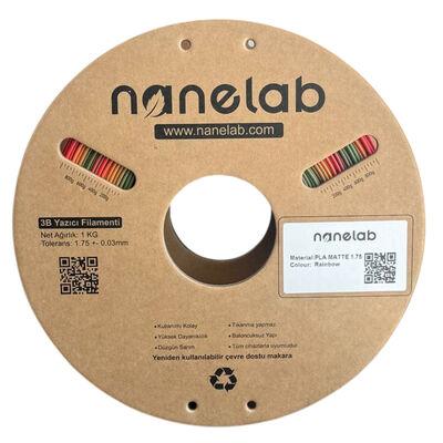 Nanelab Matte Rainbow PLA Filament - 1.75mm - 1Kg