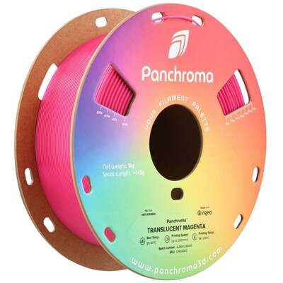 Panchroma PLA Yarı Saydam Macenta Filament 1.75mm 1Kg - (Translucent)