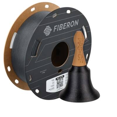 Polymaker Fiberon PPS-CF10 Siyah Filament 1.75mm 500gr