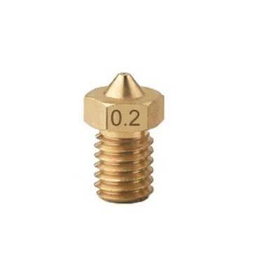 0.2mm E3D V5/V6 Pirinç Nozzle - 1.75mm