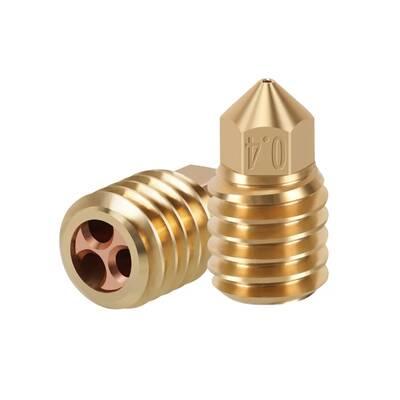 0.4mm Bambu Lab X1-P1S CHT Pirinç Nozzle - High Flow