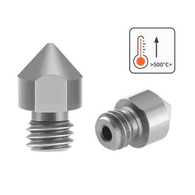 0.6mm MK8 Titanyum Alaşımlı Nozzle - Creality Uyumlu