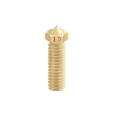 1.0mm E3D Volcano Pirinç Nozzle - 1.75mm - Sidewinder X1