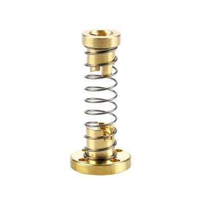3D Yazıcı T8 Yaylı Trapez Somun-8mm-2 Start-Pirinç