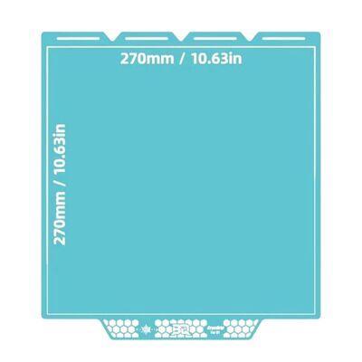 Snapmaker U1 Glacier Blue - Çift Taraflı Manyetik Tabla - 270x270mm