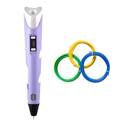3D Kalem - Pen - Mor - Full Set