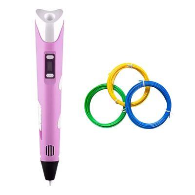 3D Kalem - Pen - Pembe - Full Set