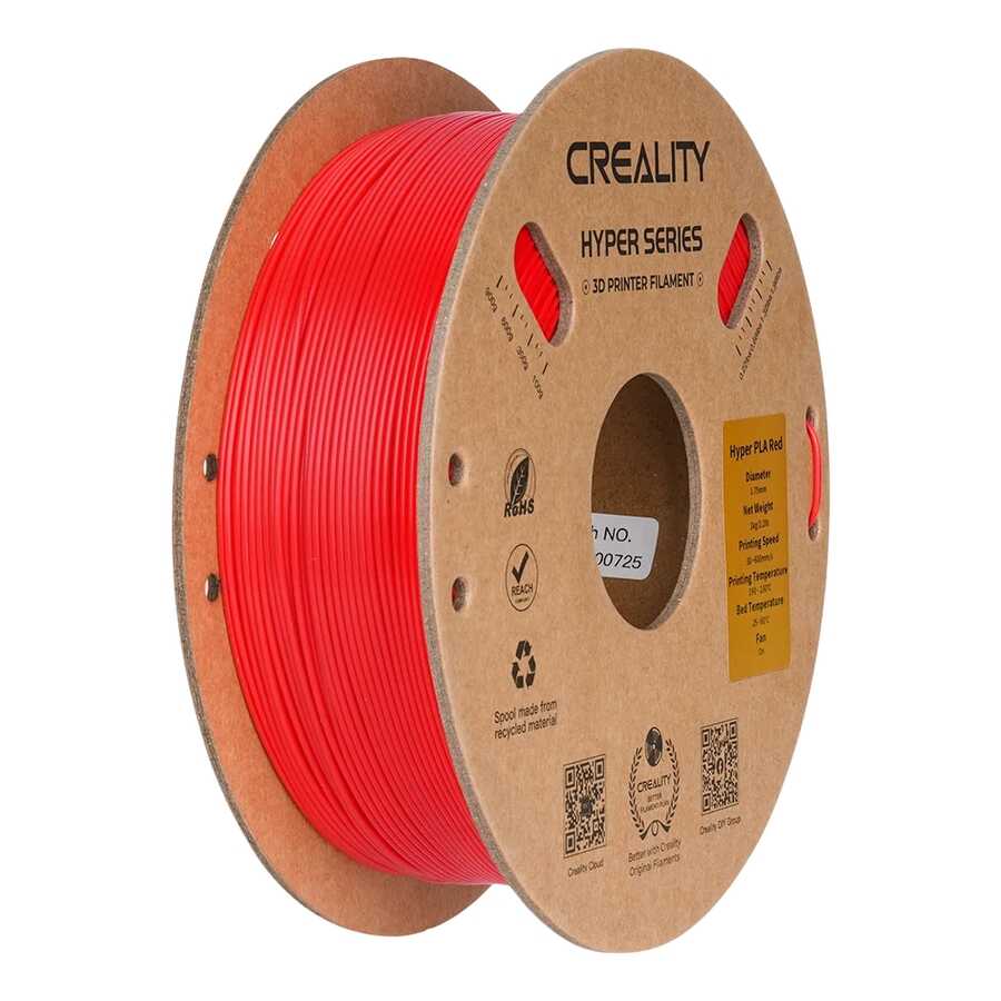 Creality Hyper PLA Kırmızı Filament 1.75mm 1Kg