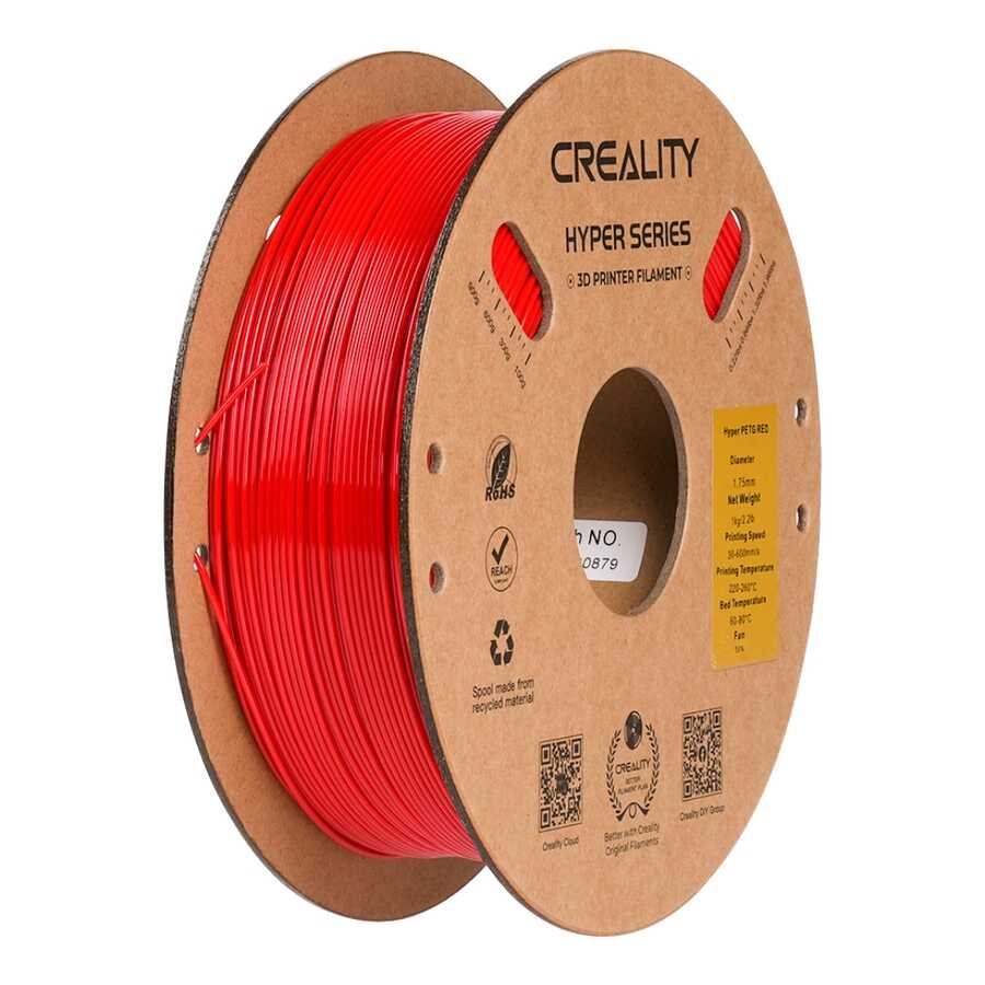Creality Hyper PETG Kırmızı Filament 1.75mm 1 Kg