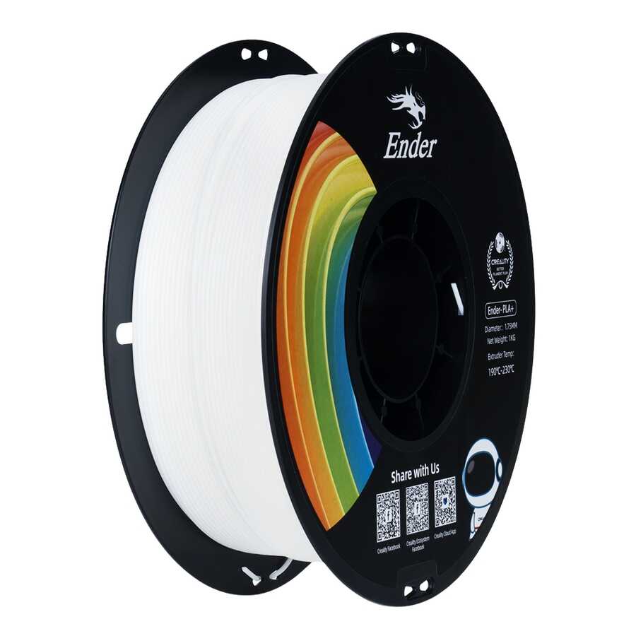 Creality Ender PLA+ Filament Beyaz 1.75mm 1kg