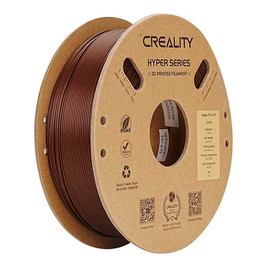Creality Hyper PLA-CF Carbon Fiber Filament - Ochre - 1 Kg