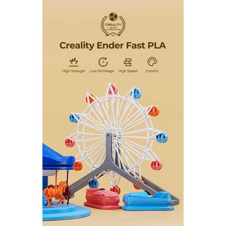 Creality Ender Fast PLA Filament Mavi 1.75mm 1kg