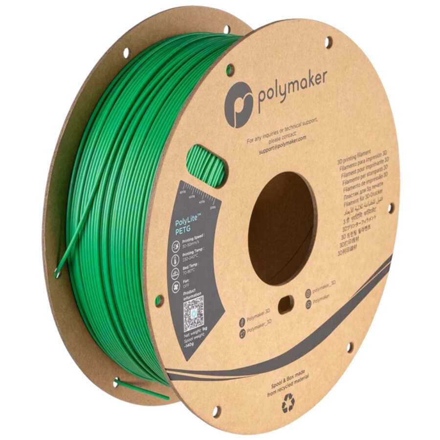 PolyLite PETG Yeşil Filament 1.75mm 1Kg