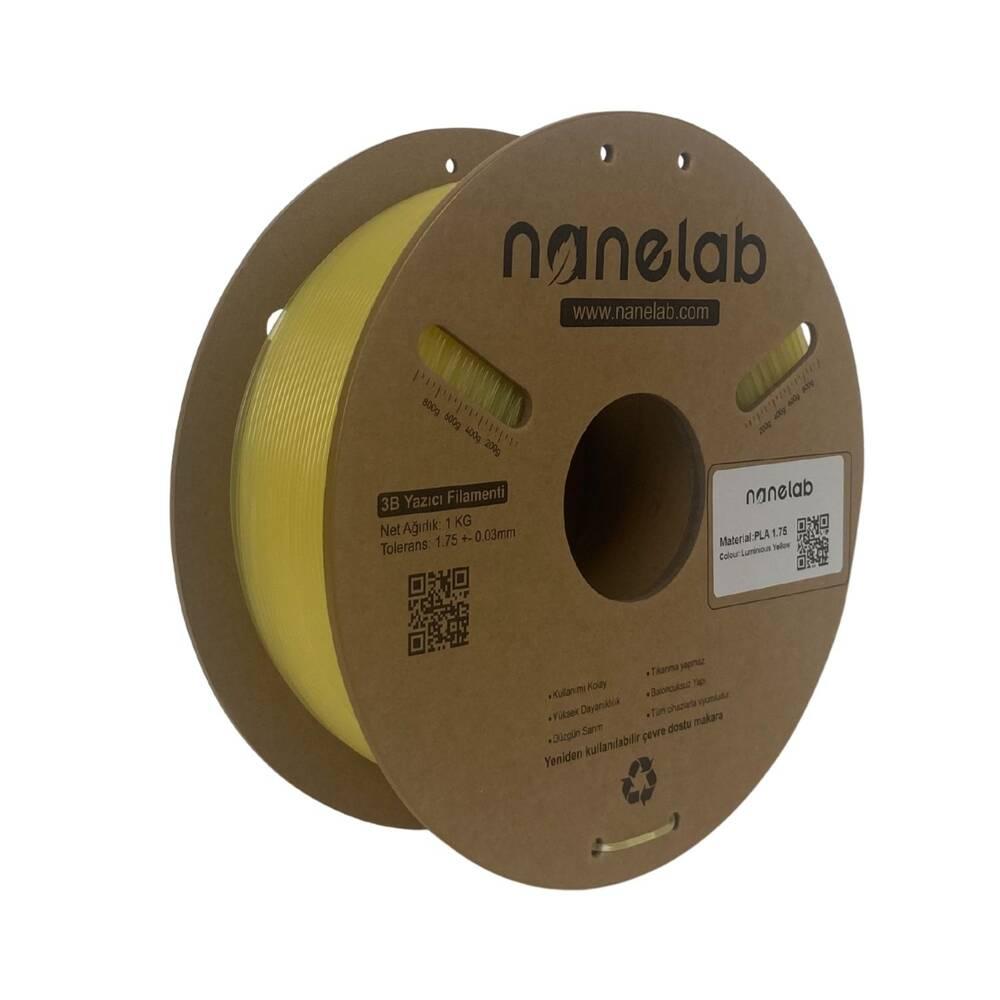 Nanelab Luminous Sarı PLA Filament - 1.75mm - 1 Kg