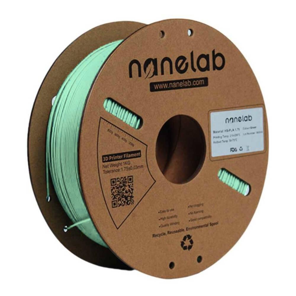 Nanelab Matte Yeşil PLA Filament - 1.75mm - 1Kg