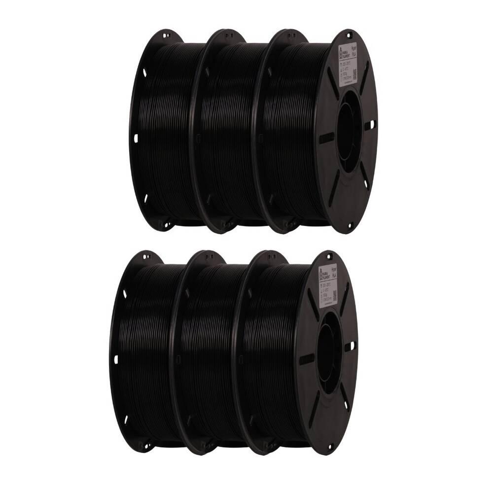 Marka Filament Hyper PLA - 1.75mm - Siyah 6'lı Set (6Kg)