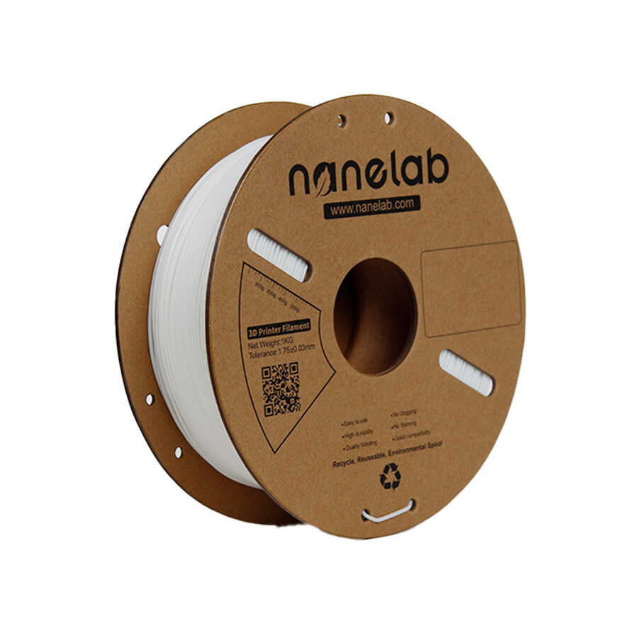 Nanelab Beyaz TPU (Esnek) Filament - 1 Kg - 1.75mm