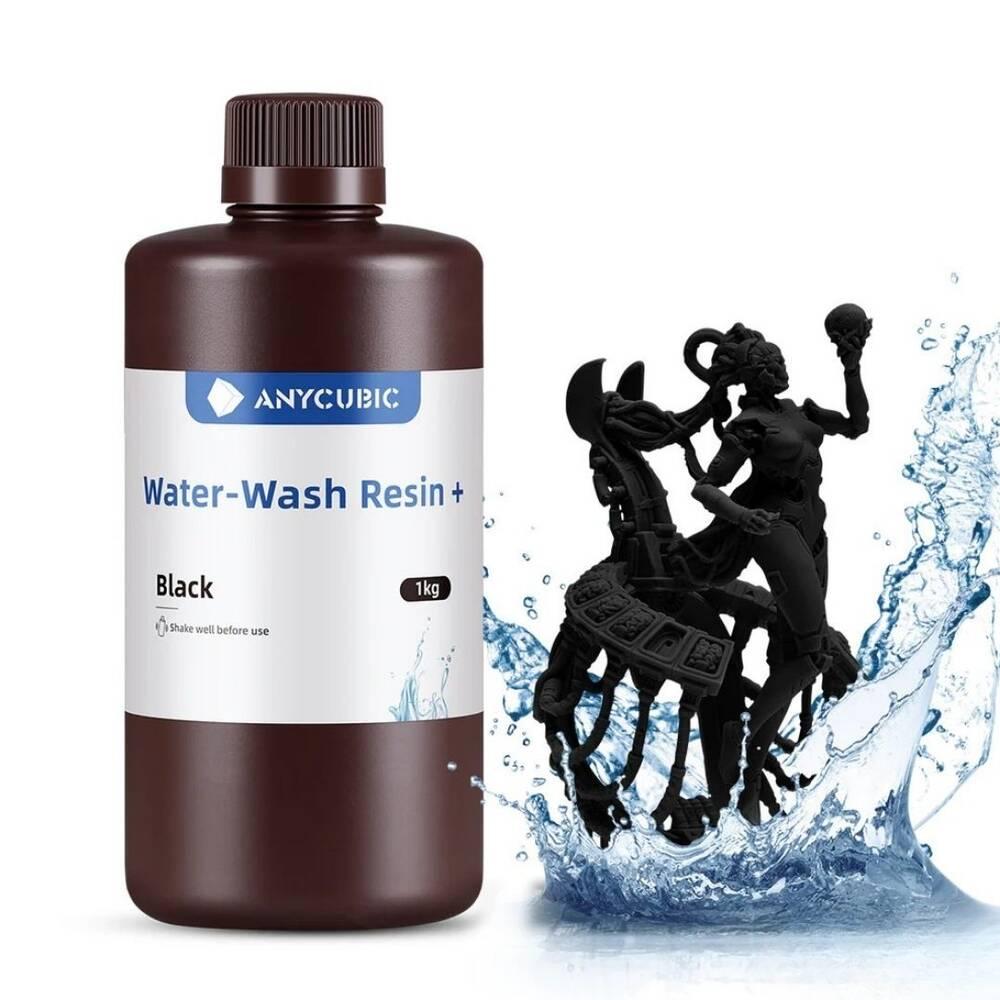 Anycubic - Siyah - Suyla Yıkanabilir Reçine (Water-Wash Resin+) - 1 Kg - SSX2BK