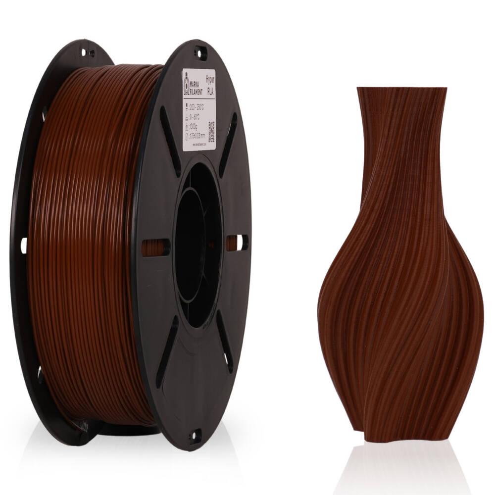 Marka Filament Hyper PLA - Kahverengi - 1.75mm 1Kg