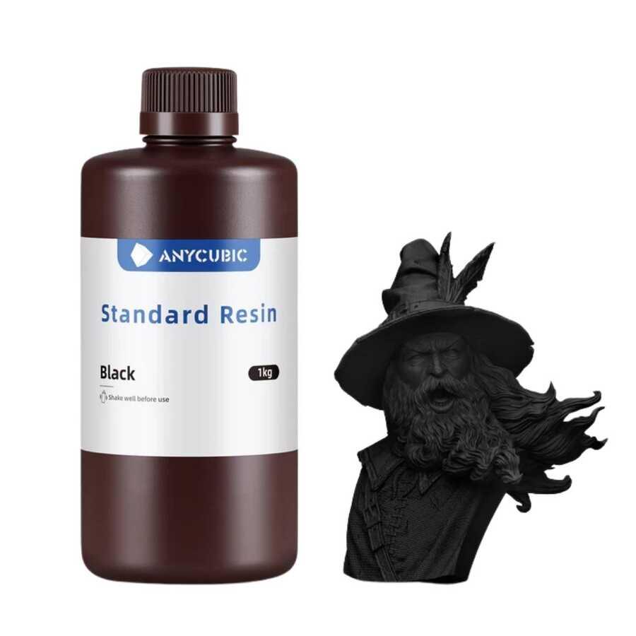 Anycubic Standart Reçine UV - Siyah - 1 Kg
