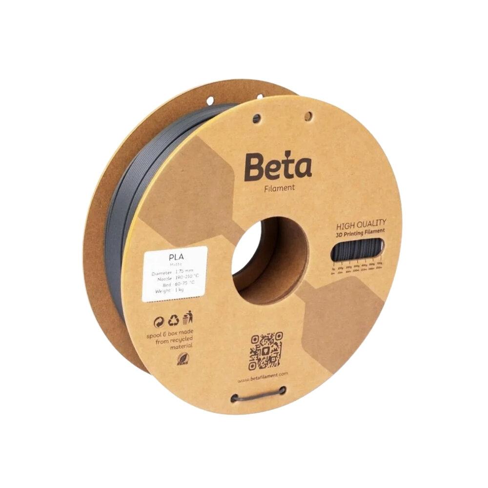 Beta PLA-Matte Filament Ash Grey - 1.75mm 1 Kg