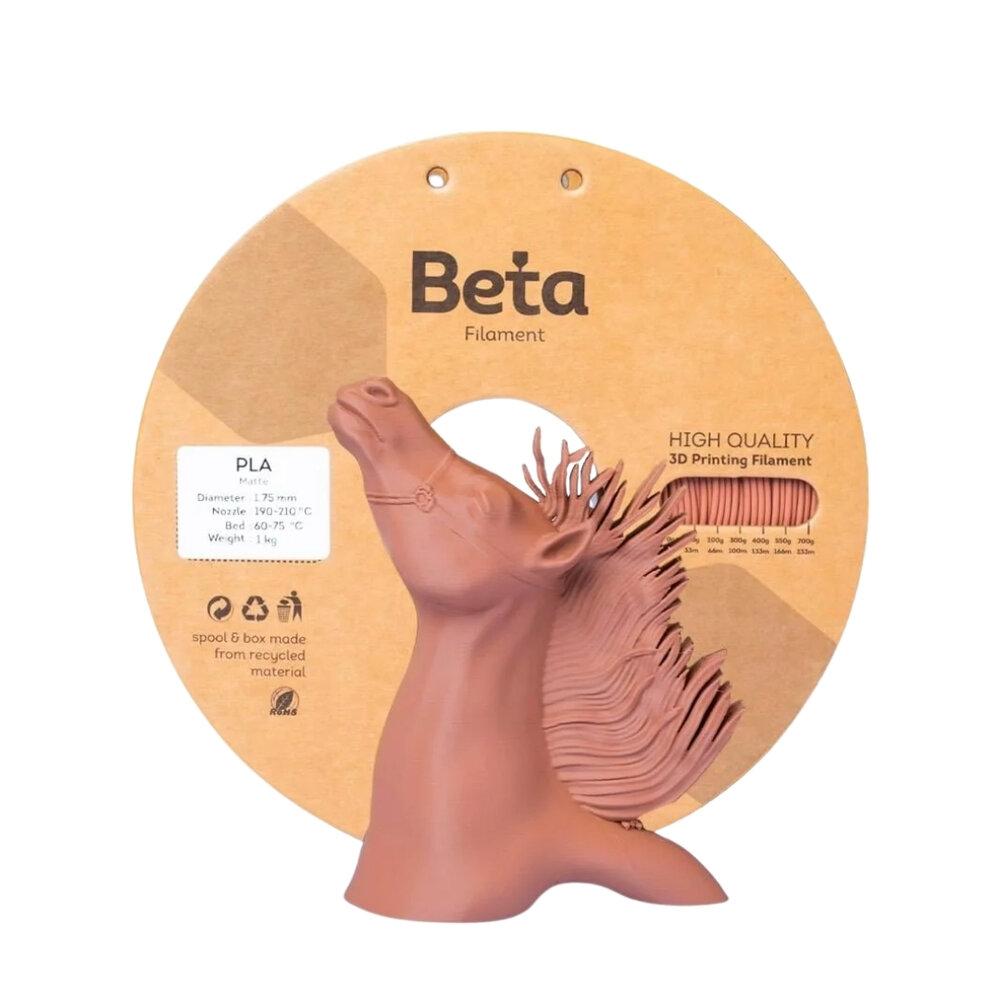Beta PLA-Matte Filament Terracotta - 1.75mm 1 Kg