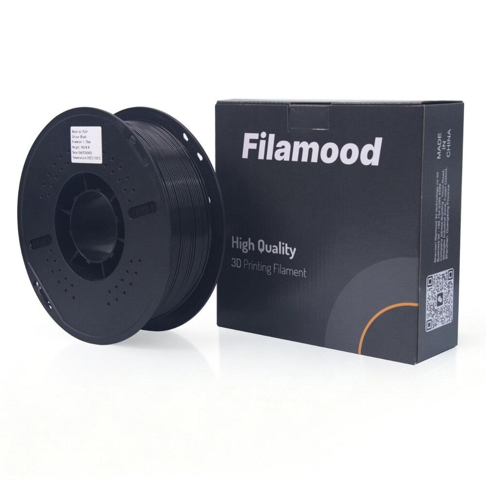Filamood PLA+ Siyah Filament 1.75mm 1Kg